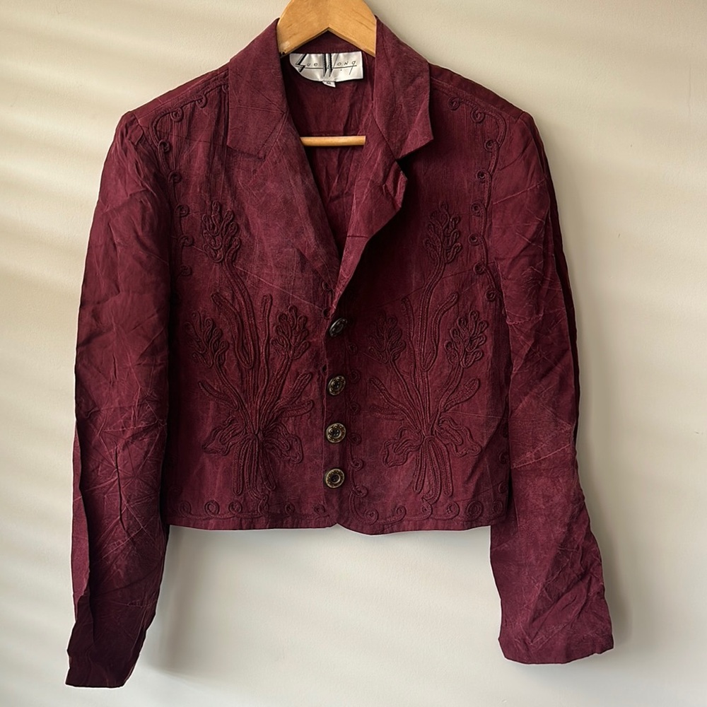 🎉Vintage🎉 Sue Wong Embroidered Jacket Small